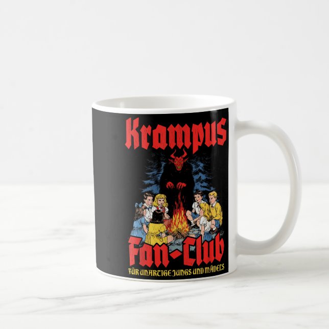 Taza De Café Krampus Fan-club Ugly Xmas German Christmas Demon  (Derecha)