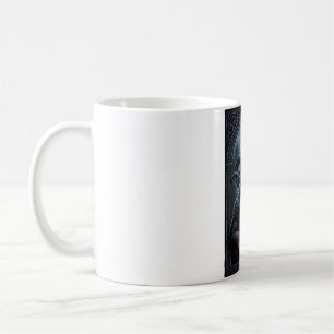 Taza De Café Krampus Nordic Runic Frame Dark Gothic Christmas