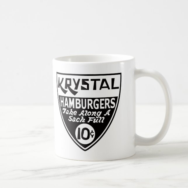 Taza De Café Krystal escudo de 10 centavos (Derecha)