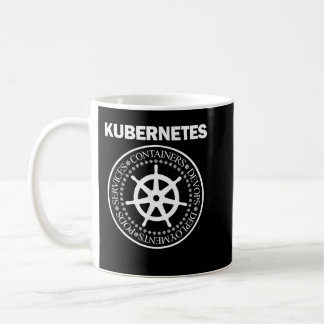 Taza De Café Kubernetes devops programador de contenedores