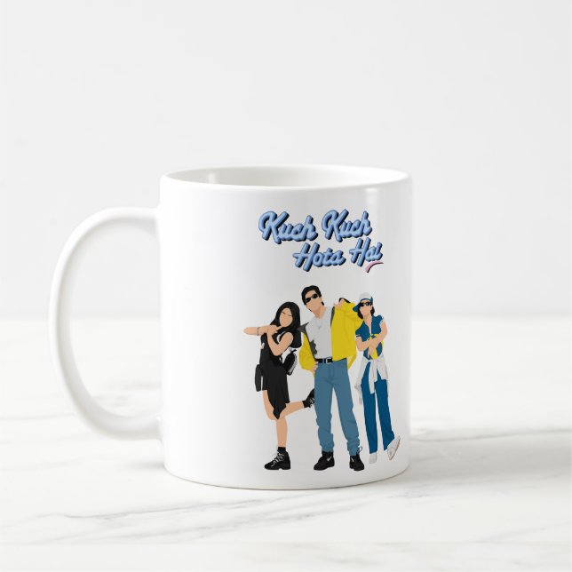 Taza De Café Kuch Kuch Hota Hai Bollywood Movie mug (Izquierda)
