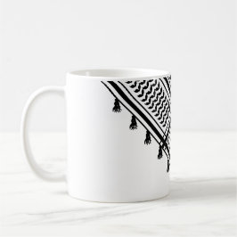 Taza De Café Kufiyeh - Negro