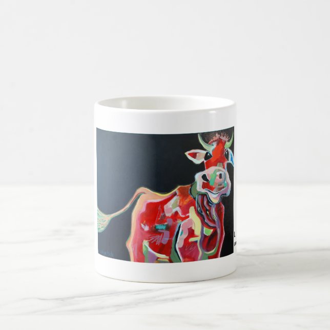 Taza De Café Kuhle taza: Vaca ama (Centro)