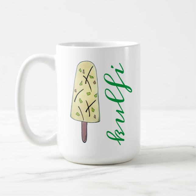 Taza De Café Kulfi Qulfi Dessero congelado de helado de comida  (Izquierda)