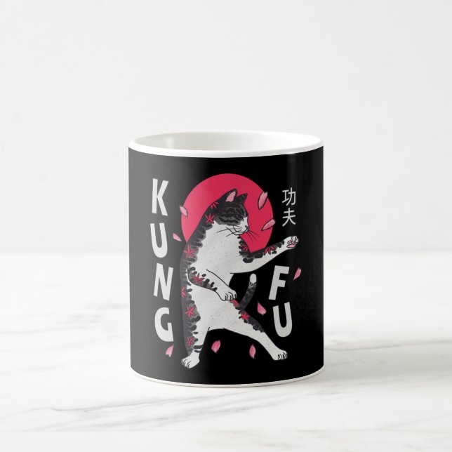 Taza De Café Kung Fu Cat (Centro)