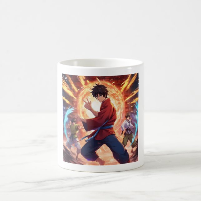 Taza De Café Kung Fu Fighter 4 (Centro)