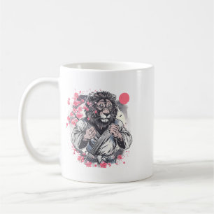 Taza De Café Kung Fu León Sakura Mma Kickboxing Judo Taekwondo