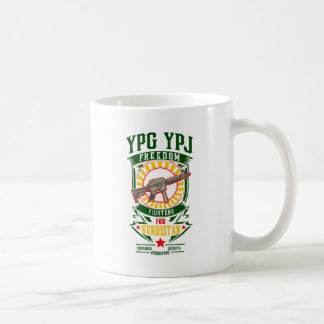 Taza De Café KURDISTAN - YPG - guerrero de la libertad de YPJ