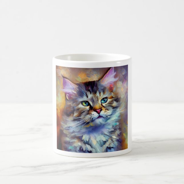 Taza De Café Kurilian Bobtail Cat (Centro)