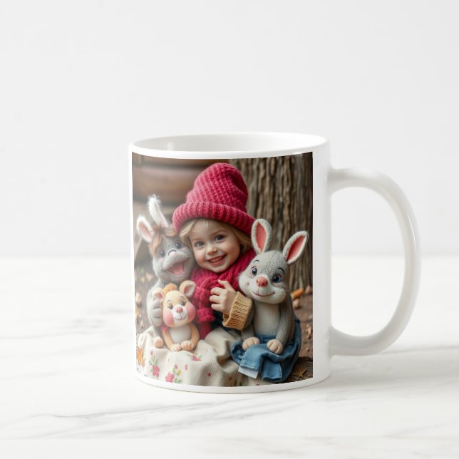 Taza De Café Kuschelfreunde im Herbstzauber (Derecha)