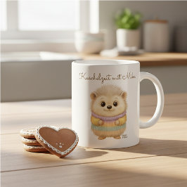 Taza De Café Kuschelzeit Igel mit Name