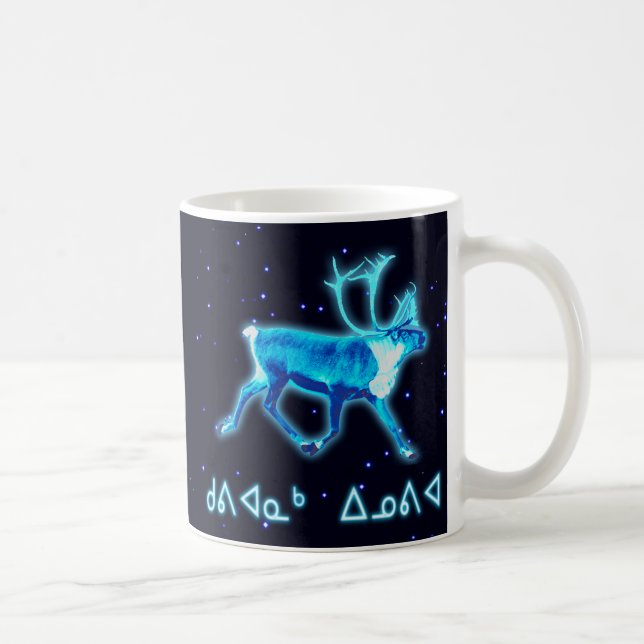 Taza De Café Kuvianak Innovia - Blue Caribou (Reno) (Derecha)
