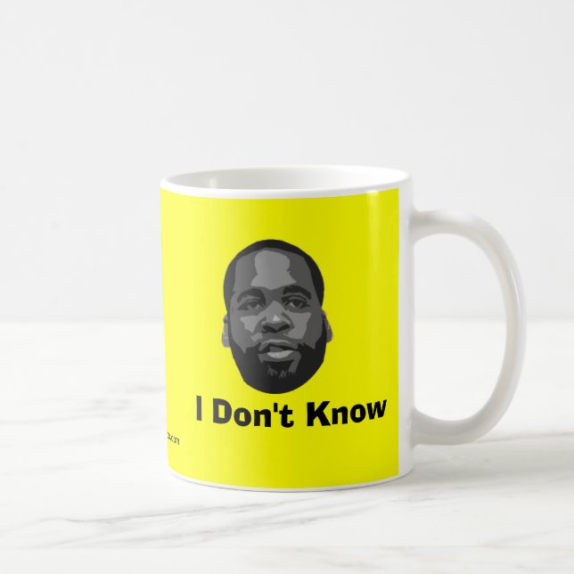 Taza De Café Kwame Kilpatrick:  No sé (Derecha)