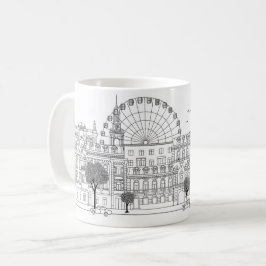 Taza De Café Kyiv Illustratin Mug