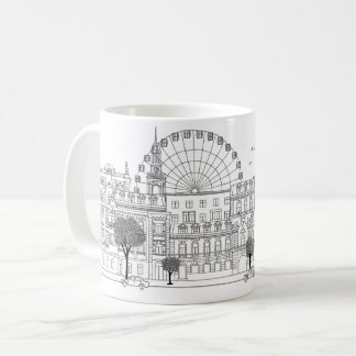 Taza De Café Kyiv Illustratin Mug