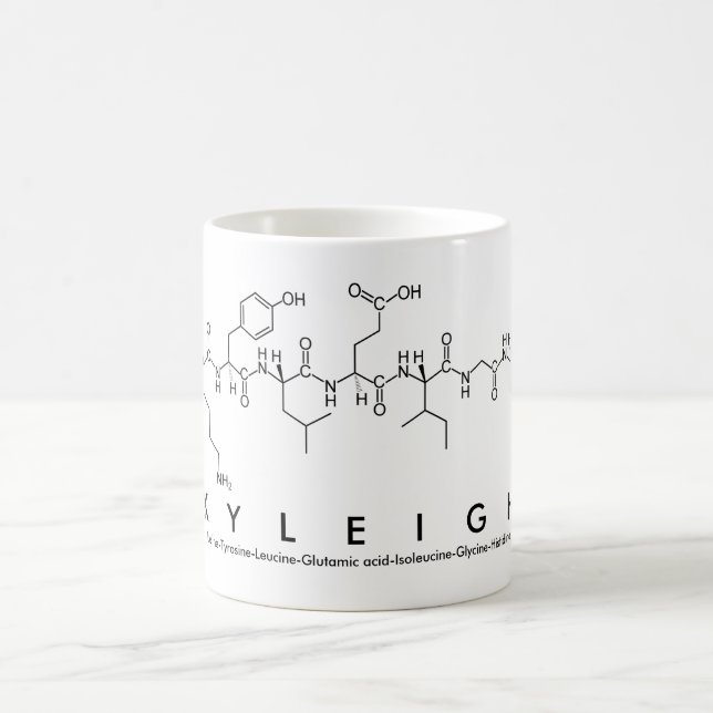 Taza De Café Kyleigh peptide name mug (Centro)