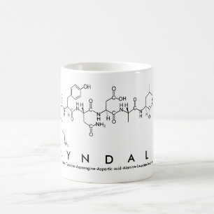 Taza De Café Kyndall peptide nombre mug