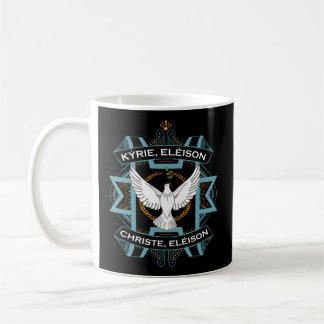 Taza De Café Kyrie Eleison Christe Masa Latina Tradicional