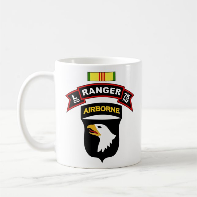 Taza De Café L Co, 75.a infantería - guardabosques - 101o Abn, (Izquierda)