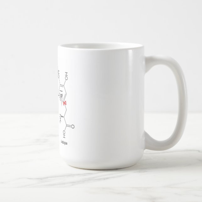 Taza De Café l-dopa y dopamina (Derecha)