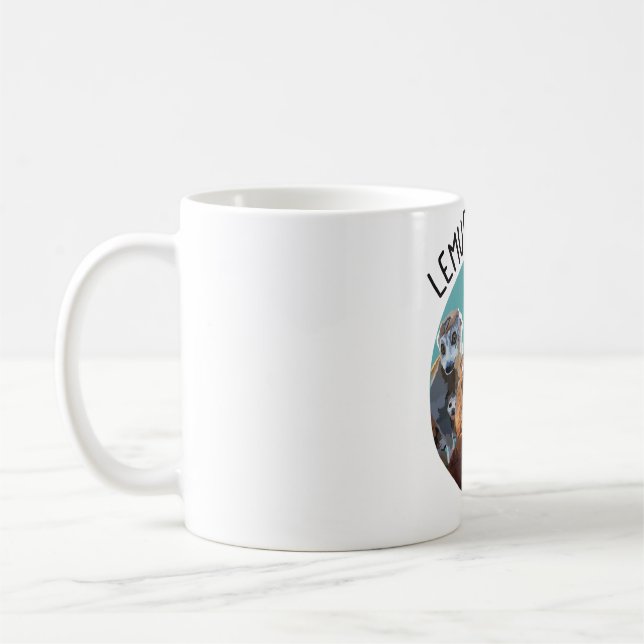 Taza De Café L es para Lemur Keeper (Izquierda)