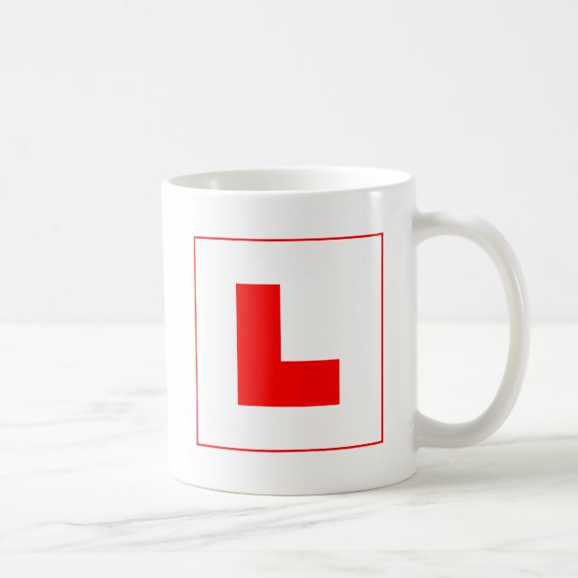 Taza De Café L-Plate Learner Driver / Bachelorette Hen Night (Derecha)