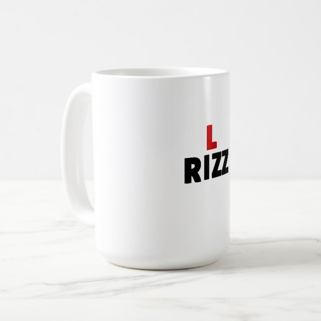 Taza De Café L rizz hoodie funies (Anverso izquierdo)
