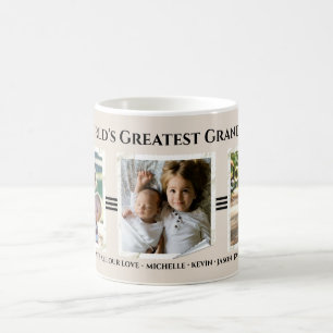 Taza De Café La abuela más grande del mundo Personalizado Fot