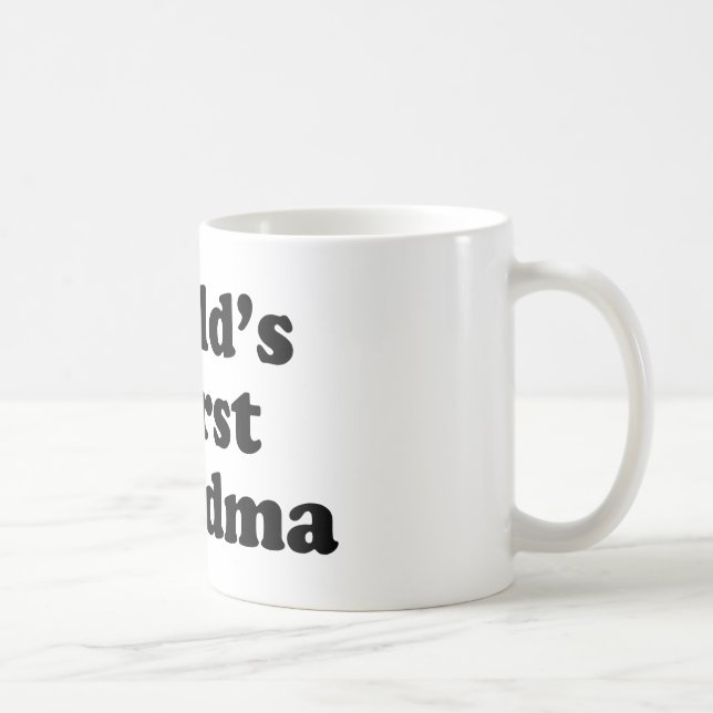 Taza De Café La abuela peor del mundo (Derecha)