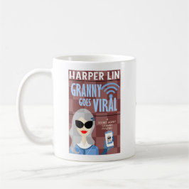 Taza De Café La abuela se vuelve viral por Harper Lin Book Mug