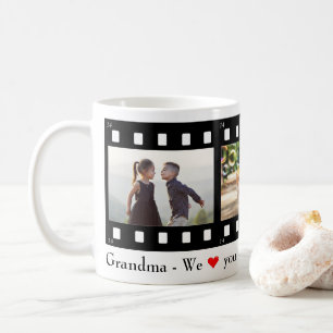 Taza De Café La abuela te ama a ti, foto, película, plantilla d