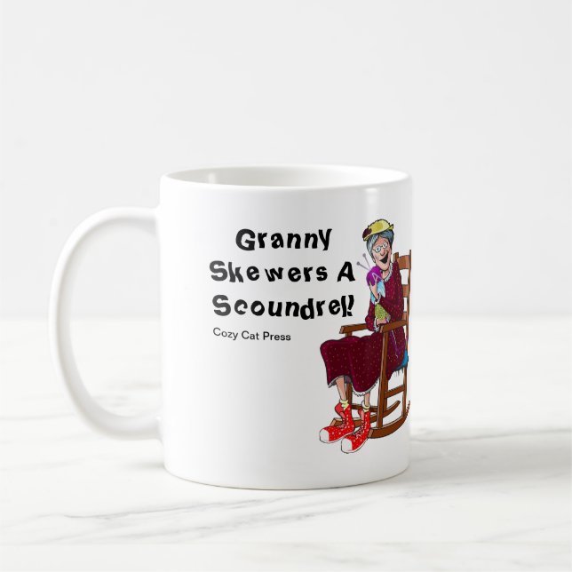 Taza De Café La abuelita ensarta a un sinvergüenza - letras (Izquierda)