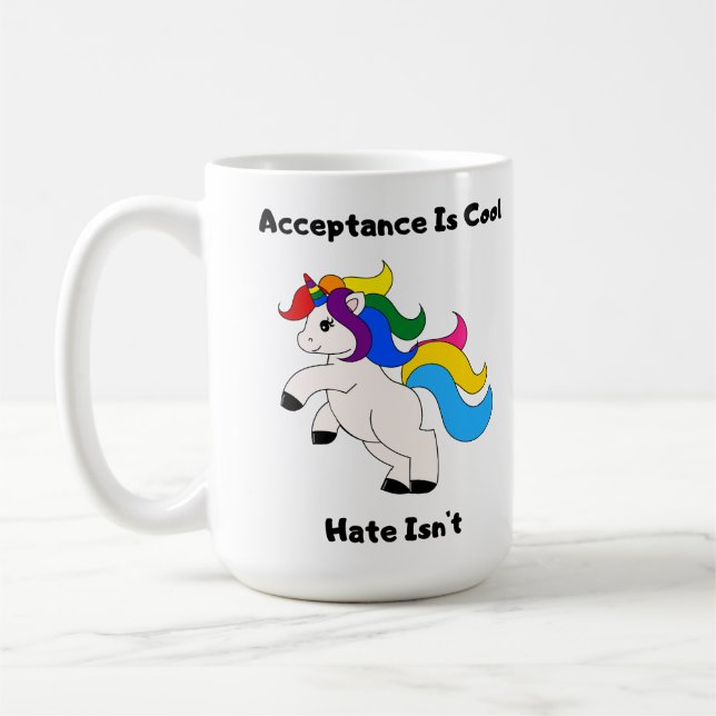 Taza De Café La aceptación es genial (Izquierda)