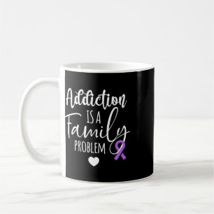 Taza De Café La adicción es un problema familiar Conciencia sob