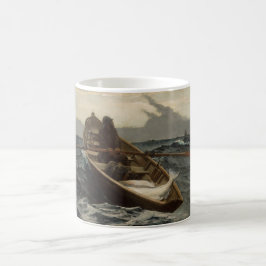Taza De Café La advertencia de niebla (de Winslow Homer)