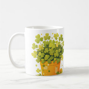 Taza De Café La afortunada olla de Clover