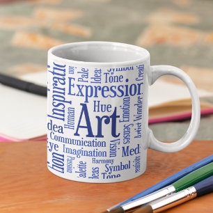 Taza De Café La alegría de la expresión artística y creativa