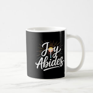 Taza De Café La alegría permanece cruz cristiana sunbeam fe ins