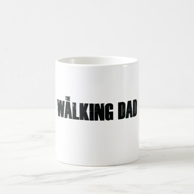 Taza De Café La alfombra de papá caminante (Centro)