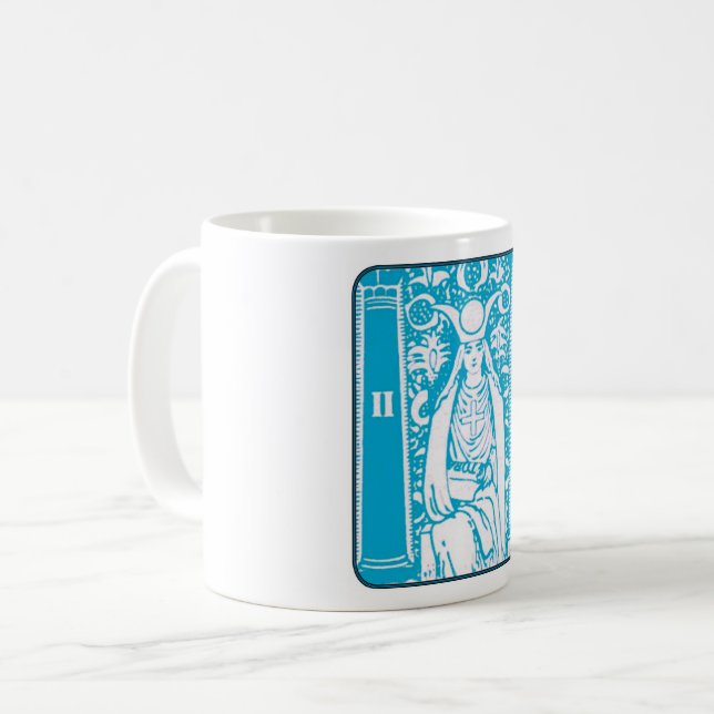 Taza De Café La alta sacerdotisa - Tarot de máquina expendedora (Anverso izquierdo)