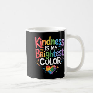 Taza De Café La amabilidad es el color más brillante rompecabez