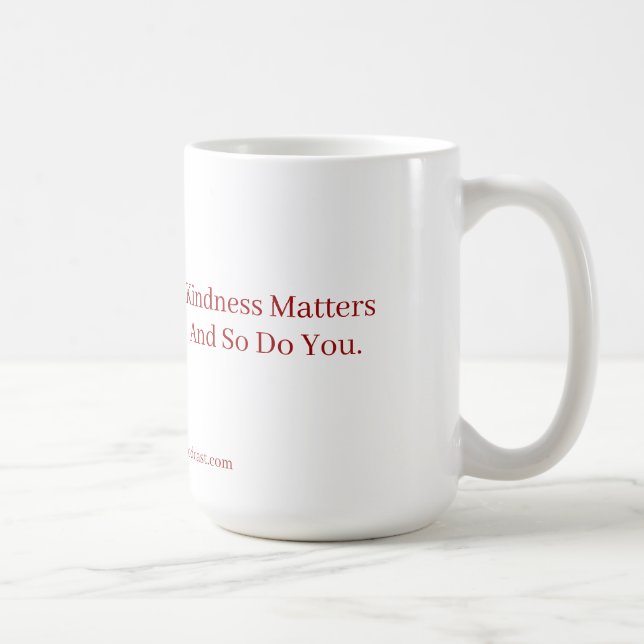 Taza de café 'La amabilidad importa' - Regalo insp (Derecha)