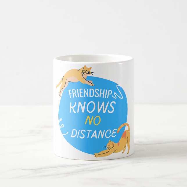 Taza De Café La amistad no conoce distancias (Centro)