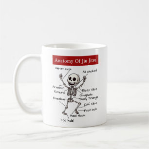 Taza De Café La Anatomía De Jiu Jitsu Presenta Divertidas