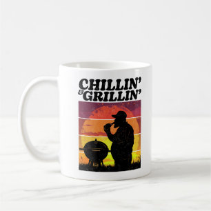 Taza De Café La angustia de la época de Chillin y Grillin