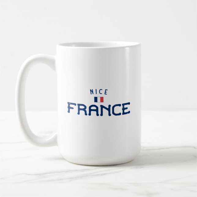 Taza De Café La angustiada Francia de Niza (Izquierda)
