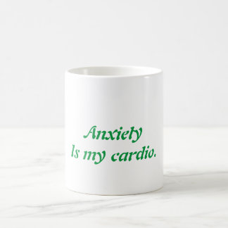 Taza De Café La ansiedad es mi fango cardio