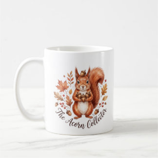 Taza De Café La ardilla coleccionista de bellotas