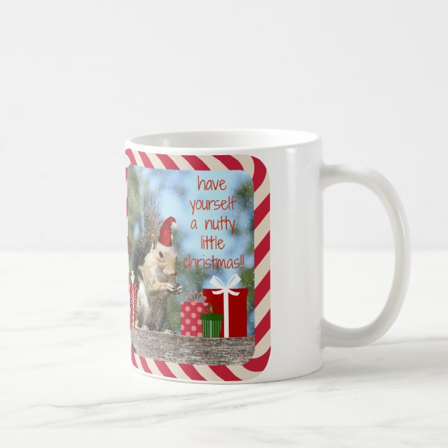 Taza De Café ¡La ardilla linda del navidad, tiene Navidad de (Derecha)
