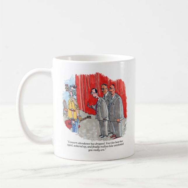 Taza De Café La asistencia ha tirado la taza. (Izquierda)